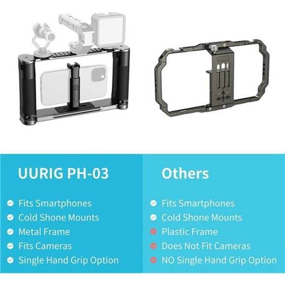 PH - 03 Cell Phone Stabilizer for Video Recording -Camera - Picture 4 of 6